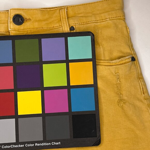 Kut From The Kloth Distressed Jane High Rise Frayed/Raw Hem Shorts Size 6 - Picture 16 of 16